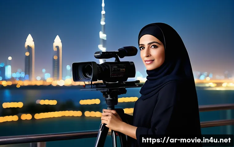 영화 제작 직군별 연봉 비교 - **Image Prompt: The Visionary Arab Film Director**
    A charismatic and accomplished Arab film dire...